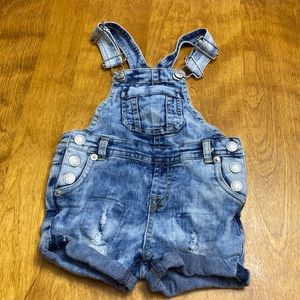 7 for All Mankind overalls size 24 mo.